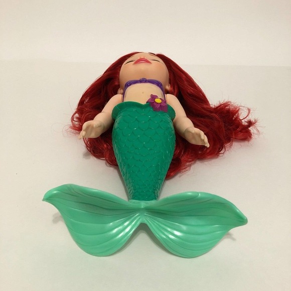 Tolly Tots Limited Little Mermaid Ariel Doll Animator Face Stands Display 14" - Picture 7 of 12